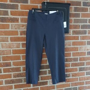 Cato Dressy Denim Midi Rise Crop Pants Size 10